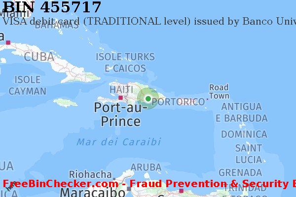 455717 VISA debit Dominican Republic DO Lista BIN