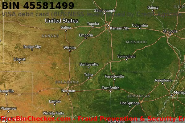 45581499 VISA debit United States US BIN List