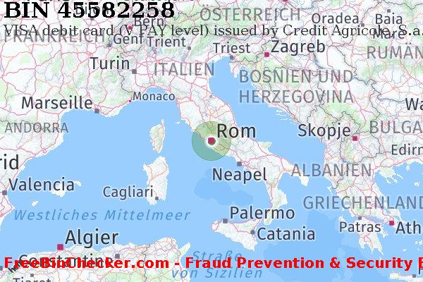 45582258 VISA debit Italy IT BIN-Liste