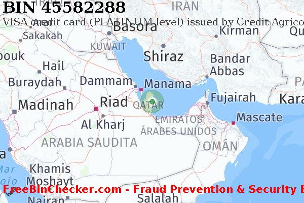 45582288 VISA credit Qatar QA Lista de BIN