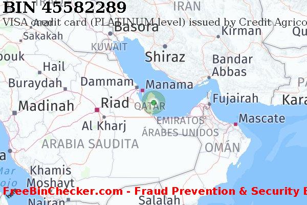 45582289 VISA credit Qatar QA Lista de BIN