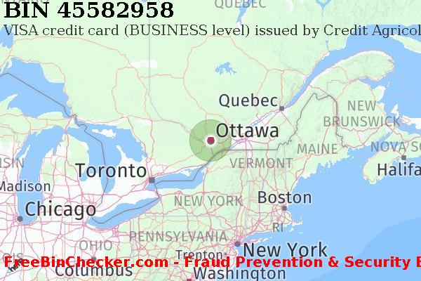 45582958 VISA credit Canada CA BIN List