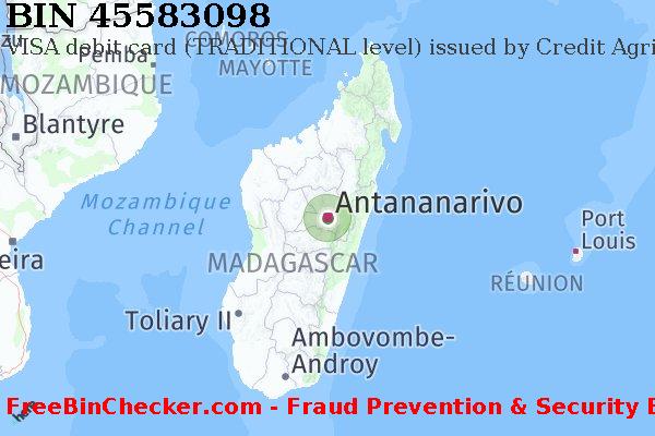 45583098 VISA debit Madagascar MG BIN List