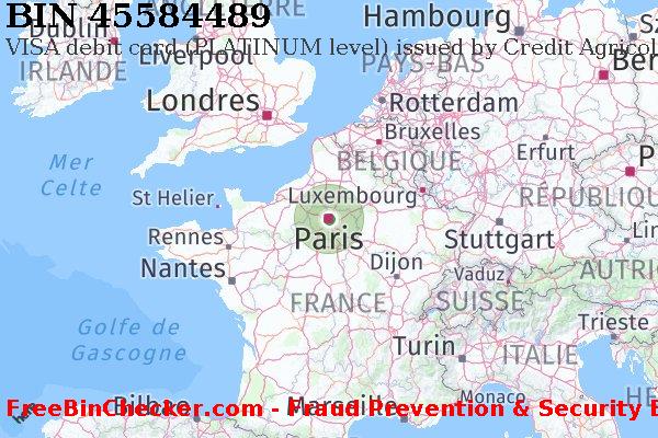 45584489 VISA debit France FR BIN Liste 