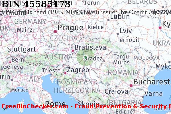 45585173 VISA debit Hungary HU BIN List
