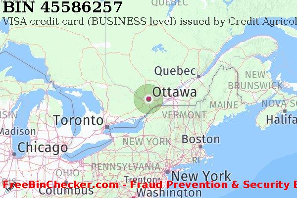 45586257 VISA credit Canada CA BIN List