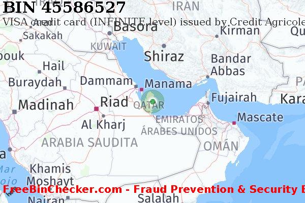 45586527 VISA credit Qatar QA Lista de BIN