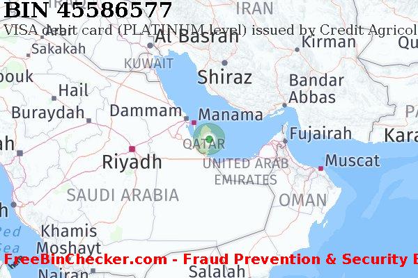 45586577 VISA debit Qatar QA BIN List