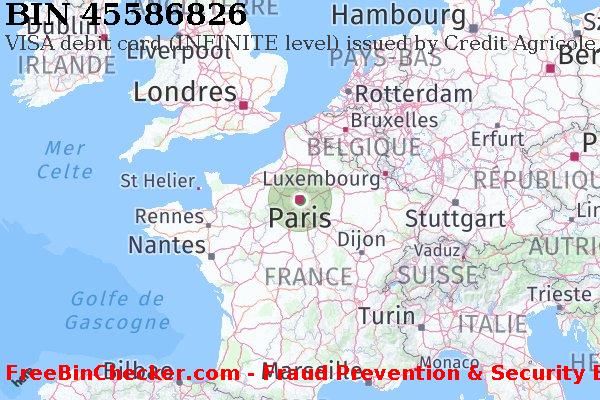 45586826 VISA debit France FR BIN Liste 