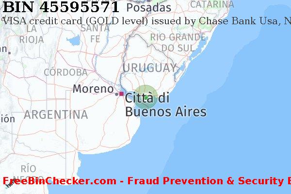 45595571 VISA credit Uruguay UY Lista BIN