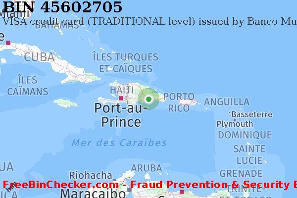 45602705 VISA credit Dominican Republic DO BIN Liste 