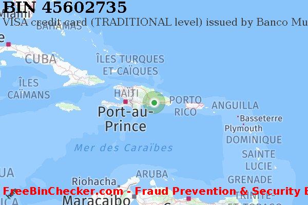 45602735 VISA credit Dominican Republic DO BIN Liste 