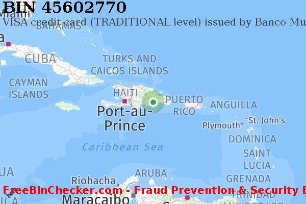 45602770 VISA credit Dominican Republic DO BIN List