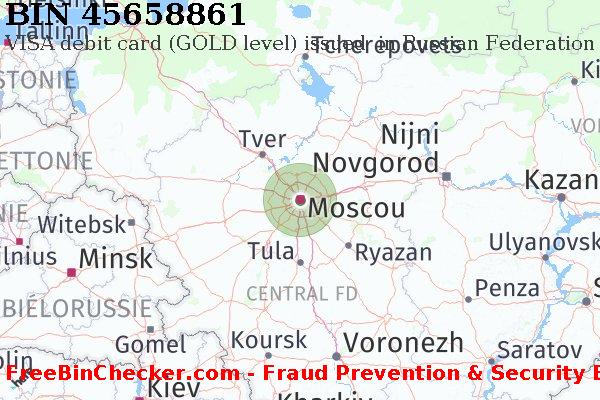 45658861 VISA debit Russian Federation RU BIN Liste 