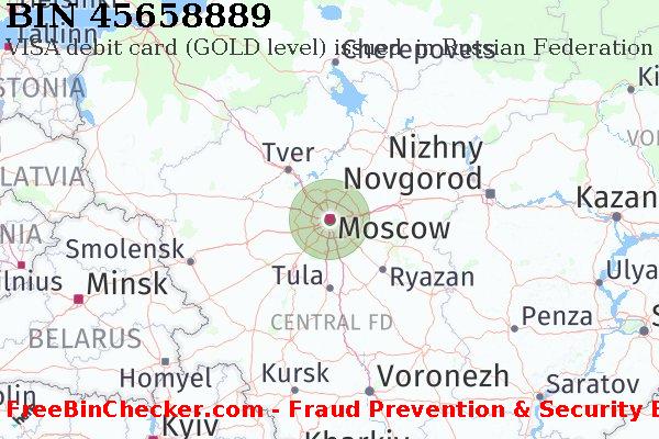 45658889 VISA debit Russian Federation RU BIN List