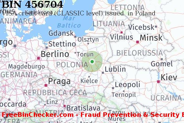 456704 VISA credit Poland PL Lista BIN