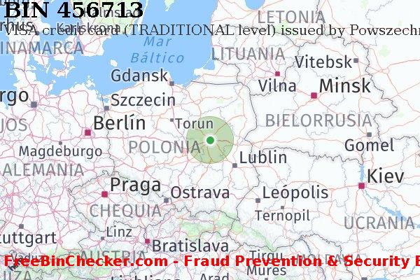 456713 VISA credit Poland PL Lista de BIN