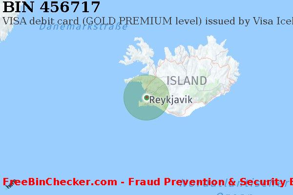 456717 VISA debit Iceland IS BIN-Liste