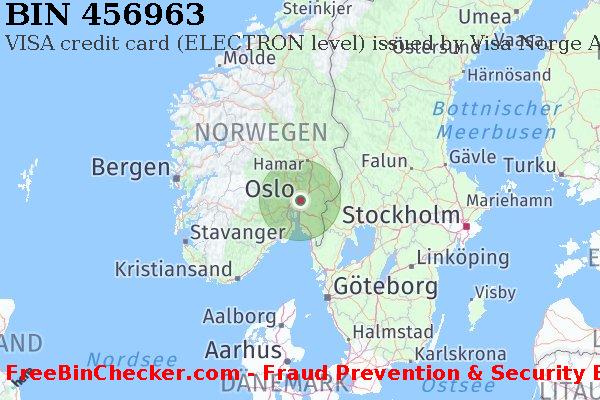 456963 VISA credit Norway NO BIN-Liste
