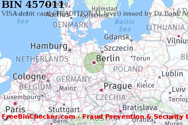 457011 VISA debit Germany DE BIN List