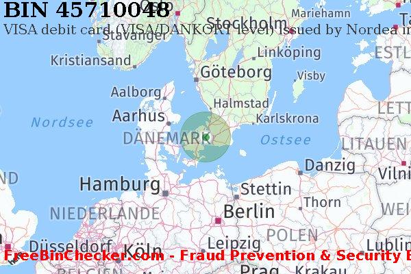 45710048 VISA debit Denmark DK BIN-Liste
