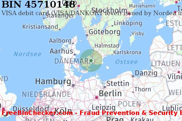 45710148 VISA debit Denmark DK BIN-Liste