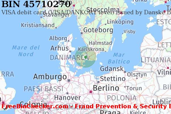 45710270 VISA debit Denmark DK Lista BIN