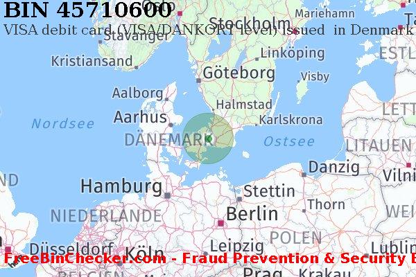 45710600 VISA debit Denmark DK BIN-Liste