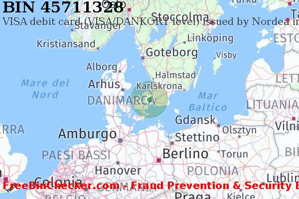 45711328 VISA debit Denmark DK Lista BIN