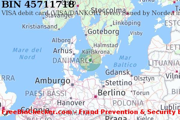 45711718 VISA debit Denmark DK Lista BIN