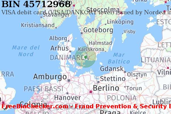 45712968 VISA debit Denmark DK Lista BIN