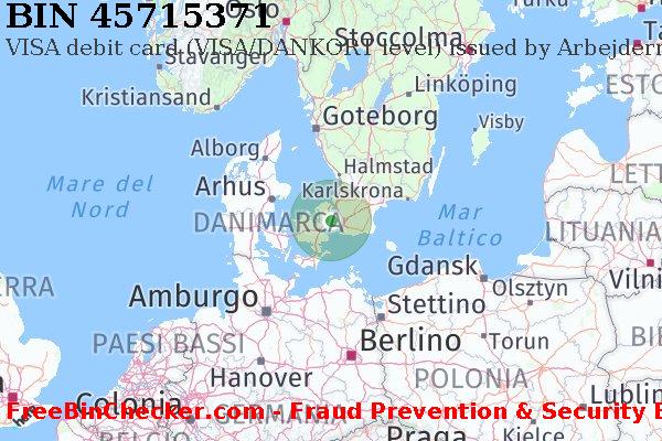 45715371 VISA debit Denmark DK Lista BIN