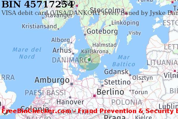 45717254 VISA debit Denmark DK Lista BIN
