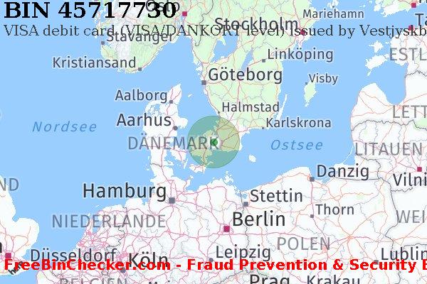45717730 VISA debit Denmark DK BIN-Liste