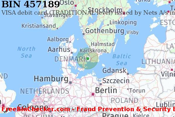 457189 VISA debit Denmark DK BIN List