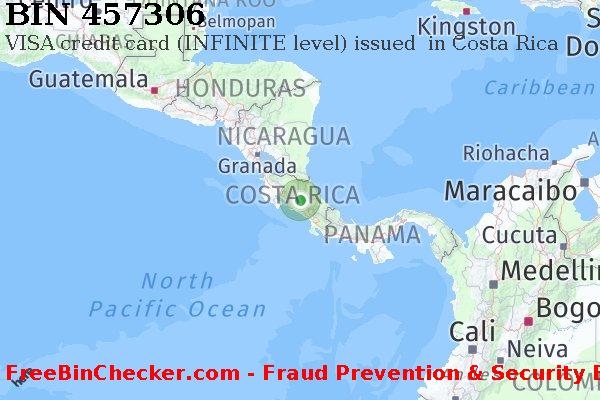 457306 VISA credit Costa Rica CR BIN List