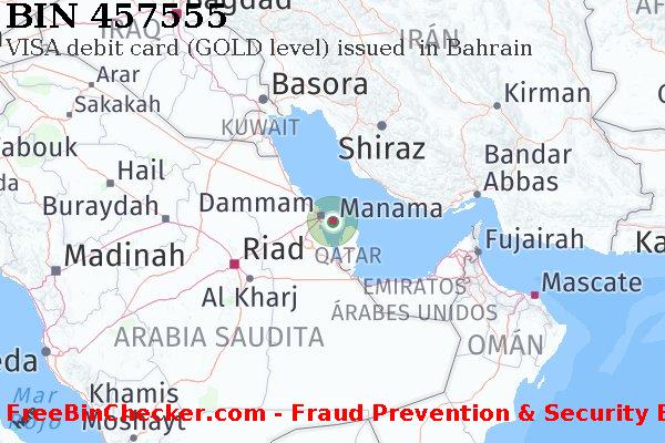 457555 VISA debit Bahrain BH Lista de BIN