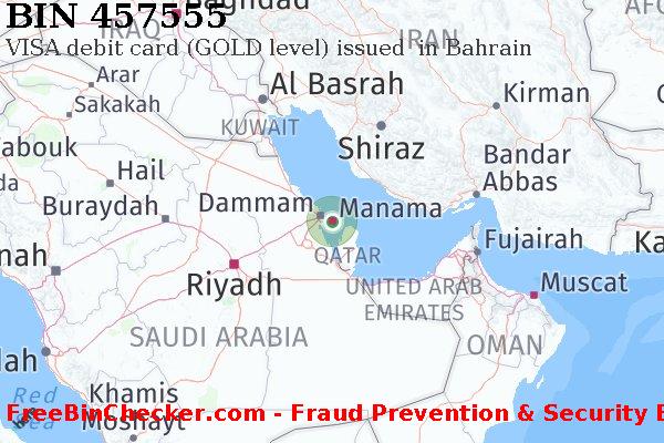 457555 VISA debit Bahrain BH बिन सूची