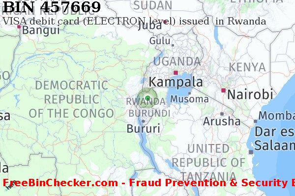457669 VISA debit Rwanda RW बिन सूची