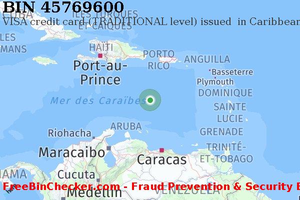 45769600 VISA credit Caribbean Netherlands BQ BIN Liste 