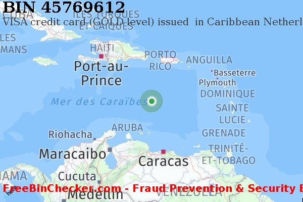 45769612 VISA credit Caribbean Netherlands BQ BIN Liste 