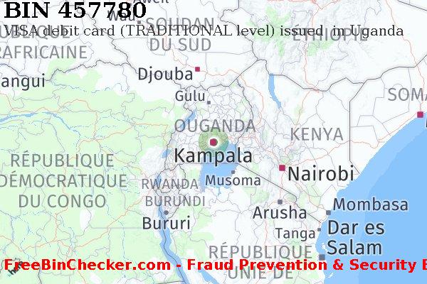 457780 VISA debit Uganda UG BIN Liste 