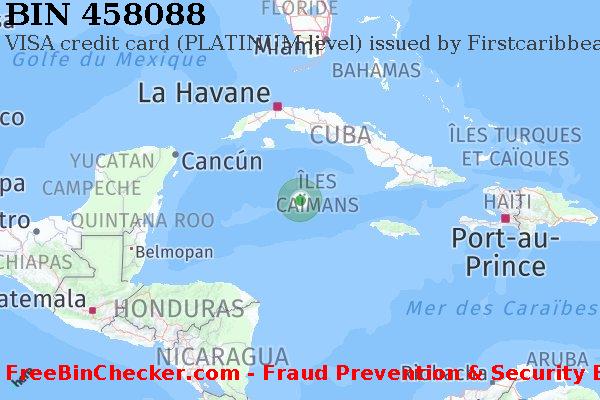 458088 VISA credit Cayman Islands KY BIN Liste 