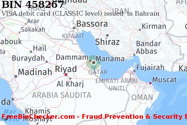 458267 VISA debit Bahrain BH Lista BIN