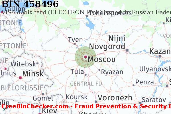 458496 VISA debit Russian Federation RU BIN Liste 