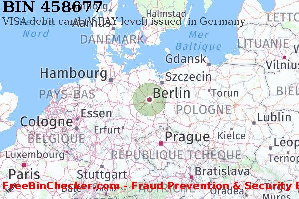 458677 VISA debit Germany DE BIN Liste 
