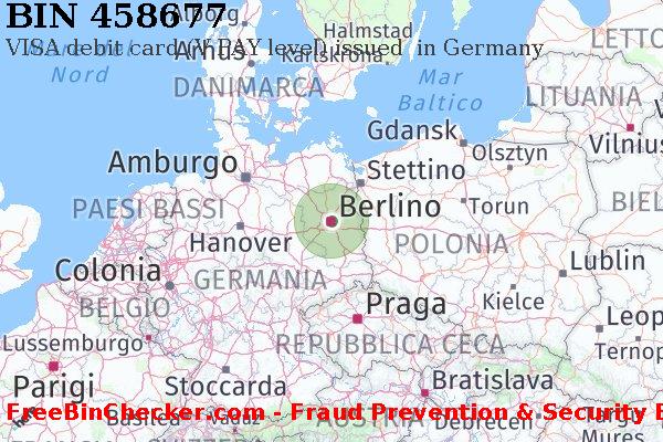 458677 VISA debit Germany DE Lista BIN