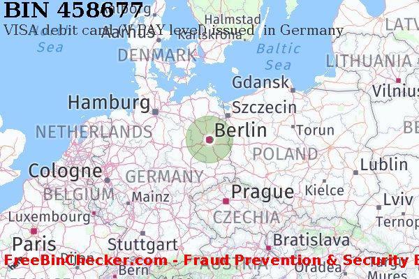 458677 VISA debit Germany DE BIN Lijst
