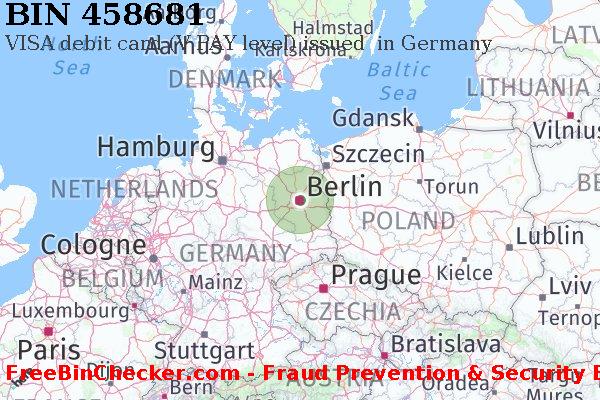 458681 VISA debit Germany DE BIN List