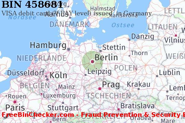 458681 VISA debit Germany DE BIN-Liste
